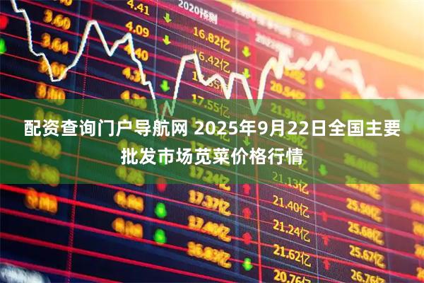 配资查询门户导航网 2025年9月22日全国主要批发市场苋菜价格行情