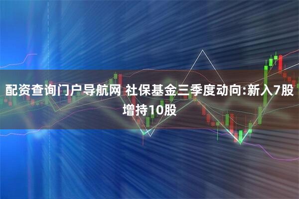 配资查询门户导航网 社保基金三季度动向:新入7股增持10股