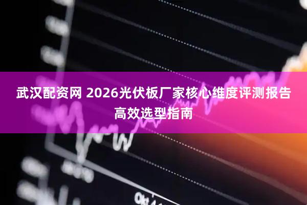 武汉配资网 2026光伏板厂家核心维度评测报告高效选型指南